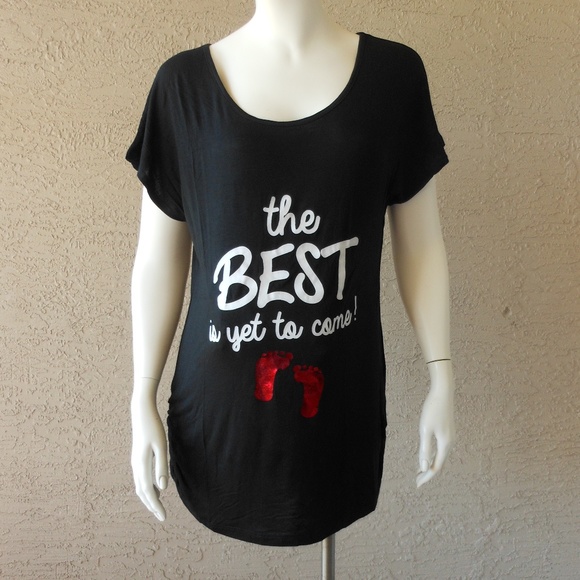 The Best Is Yet To Come T-Shirt Tunic - Picture 2 of 5